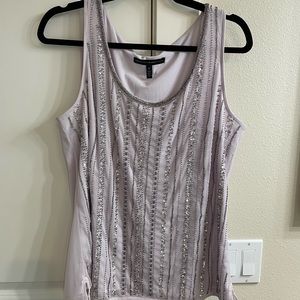 WHBM Beaded Tank Super Cute